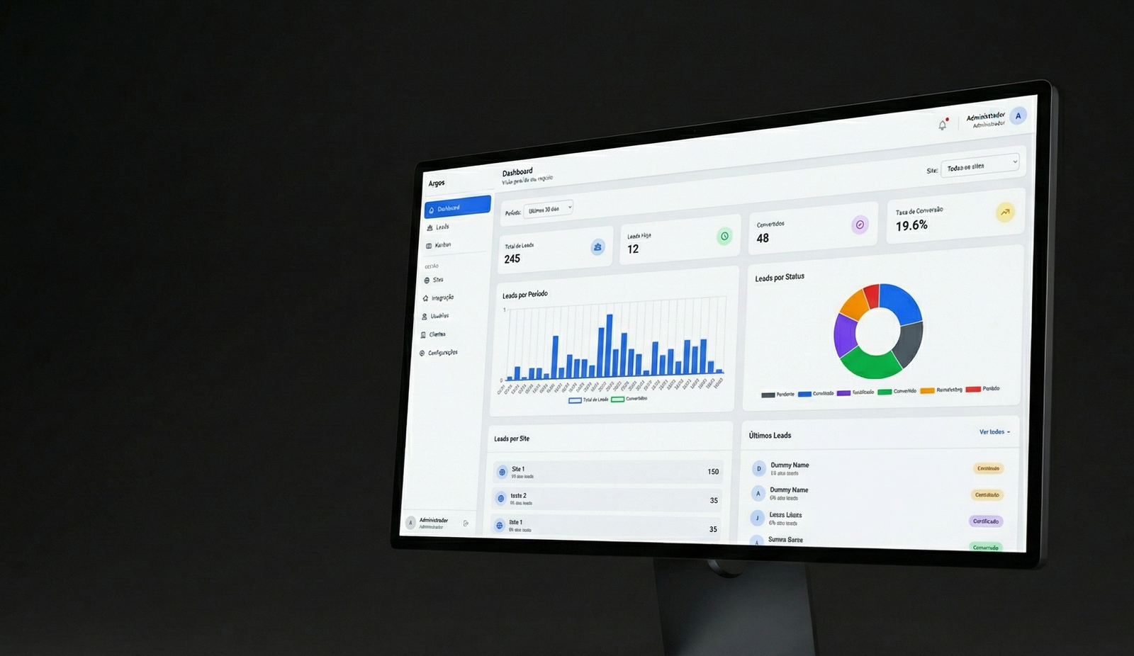 CRM Dashboard